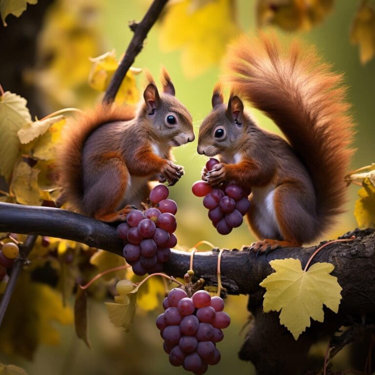 Can Squirrels Eat Grapes?