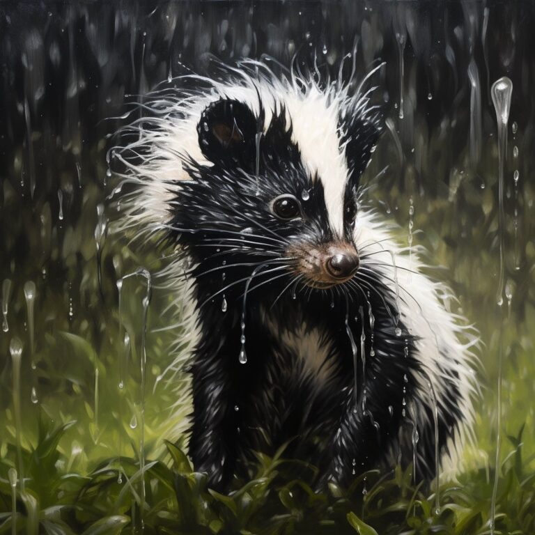Do Skunks Come Out in the Rain?