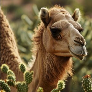 How Do Camels Eat Cactus?