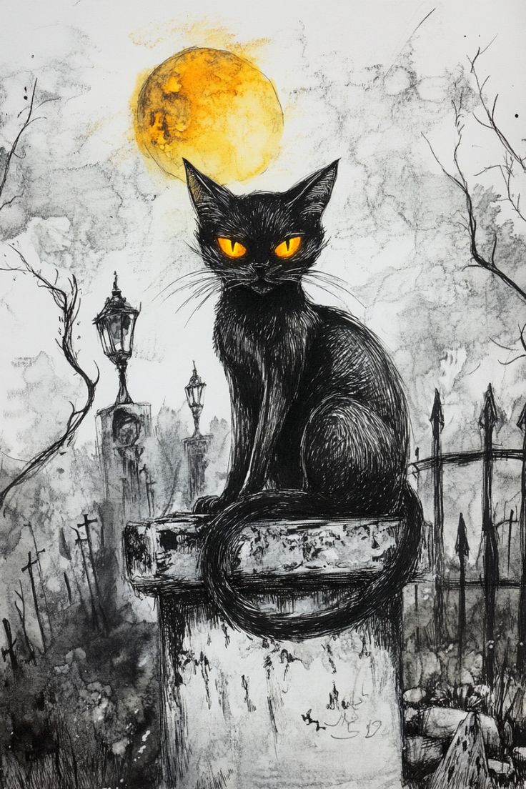 Why Do Black Cats Have Yellow Eyes?