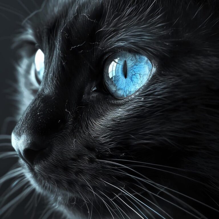 Can Black Cats Have Blue Eyes?