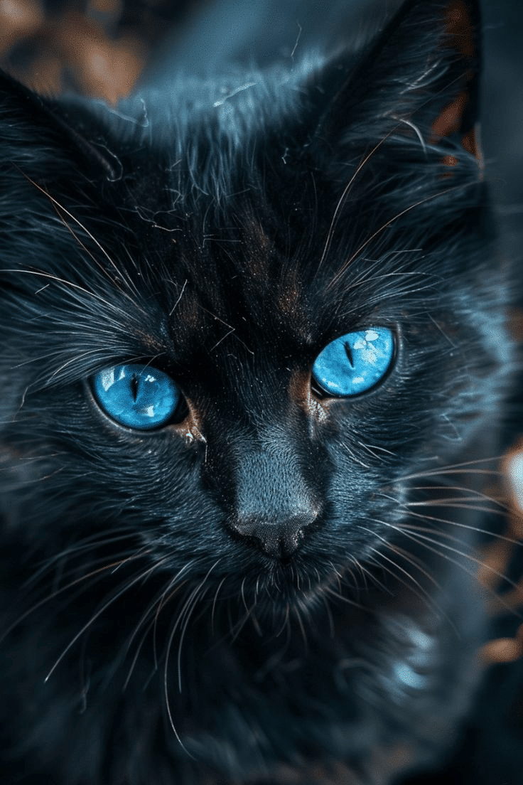 Can Black Cats Have Blue Eyes?