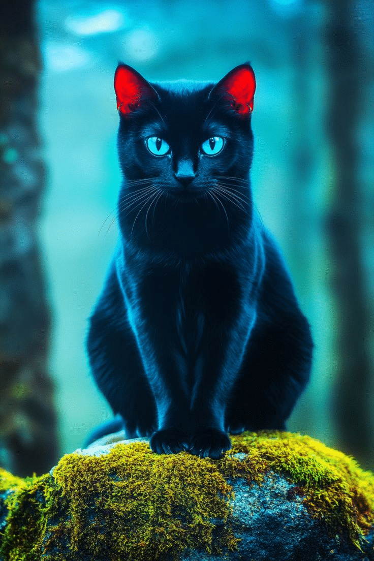 Can Black Cats Have Blue Eyes?