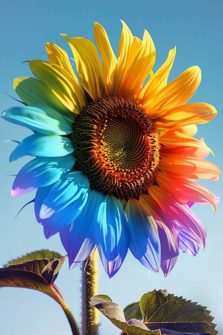 Do Rainbow Sunflowers Exist?