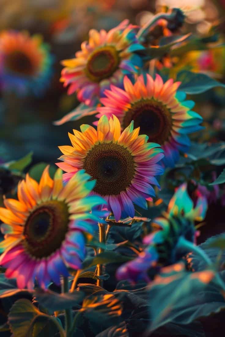 Do Rainbow Sunflowers Exist?
