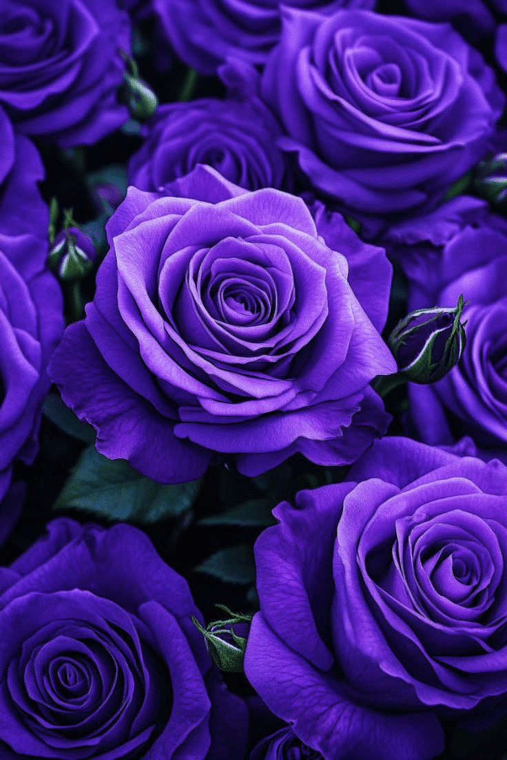 What Do Purple Roses Symbolize?