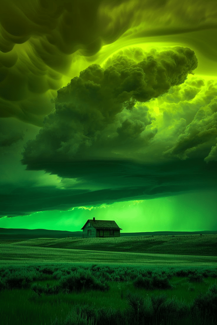 What Do Green Skies Mean?