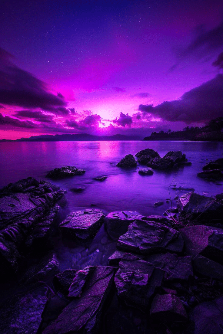 What Do Purple Skies Mean?