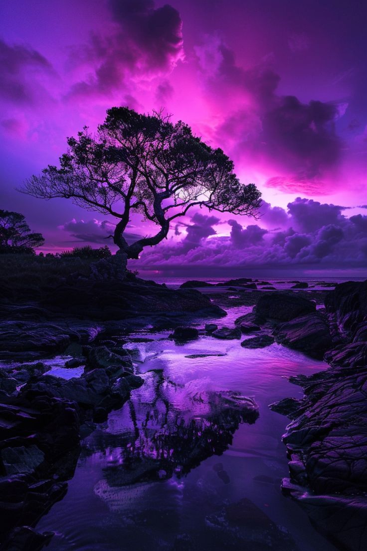 What Do Purple Skies Mean?