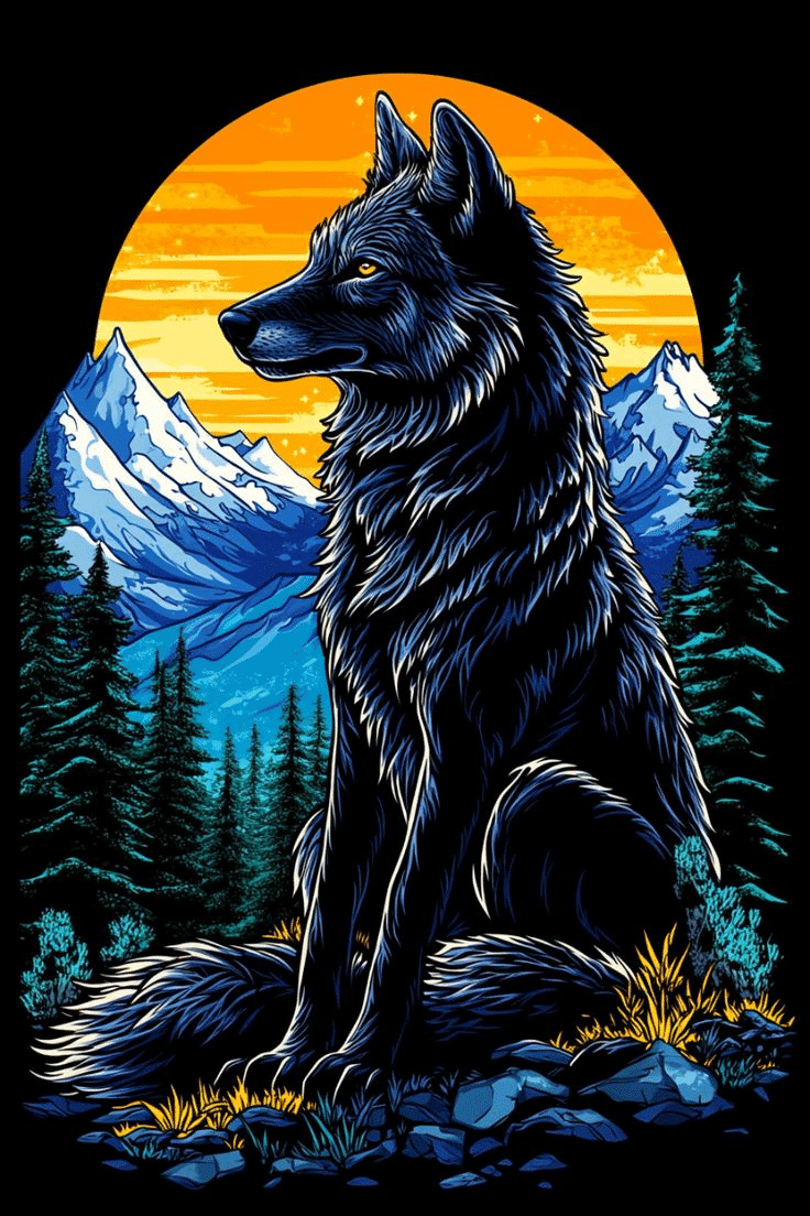 What Do Black Wolves Symbolize?