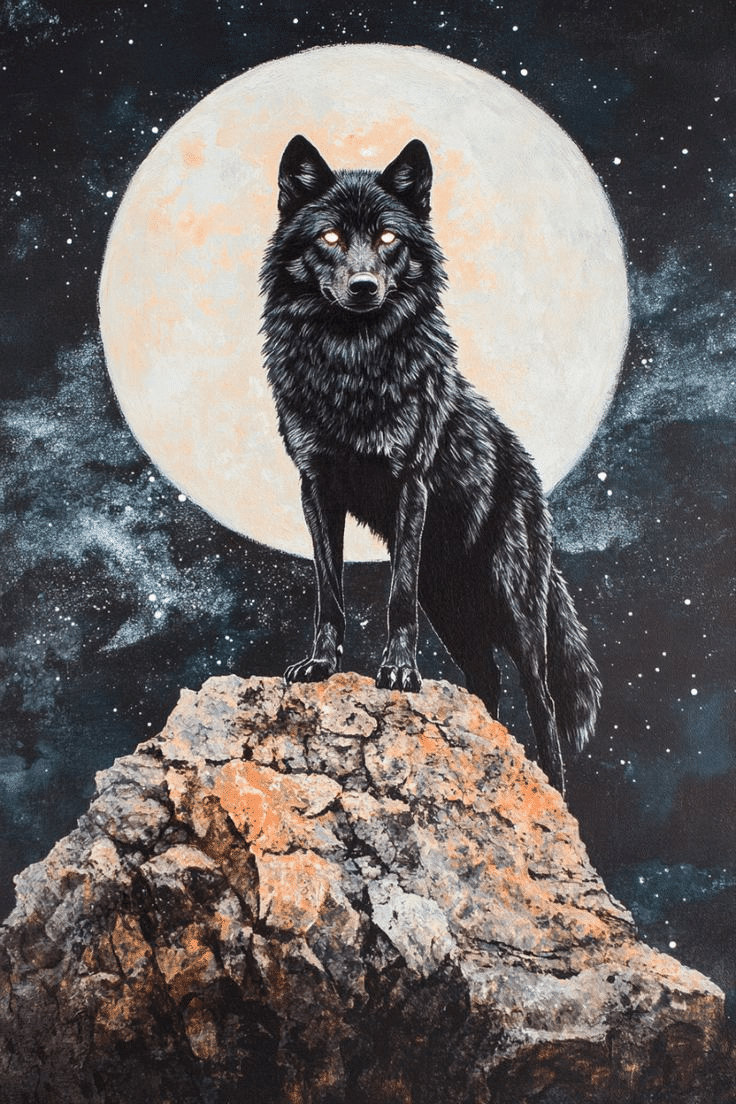 What Do Black Wolves Symbolize?