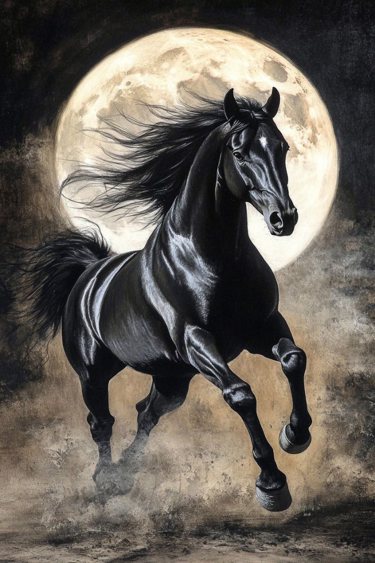 The Spiritual Meaning Of Black Horses Sarai Chinwag