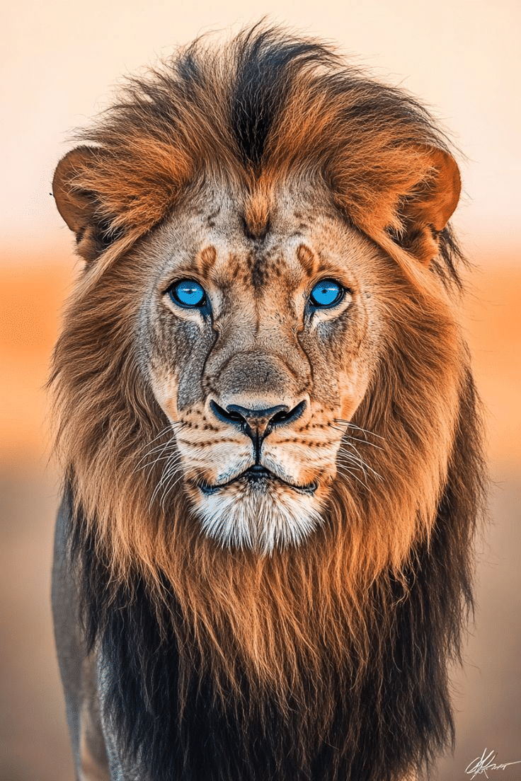 Can Lions Have Blue Eyes?