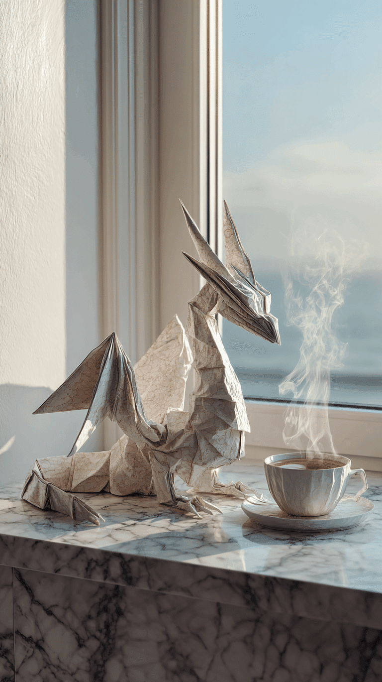 How to Make a Paper Dragon (Origami Style)