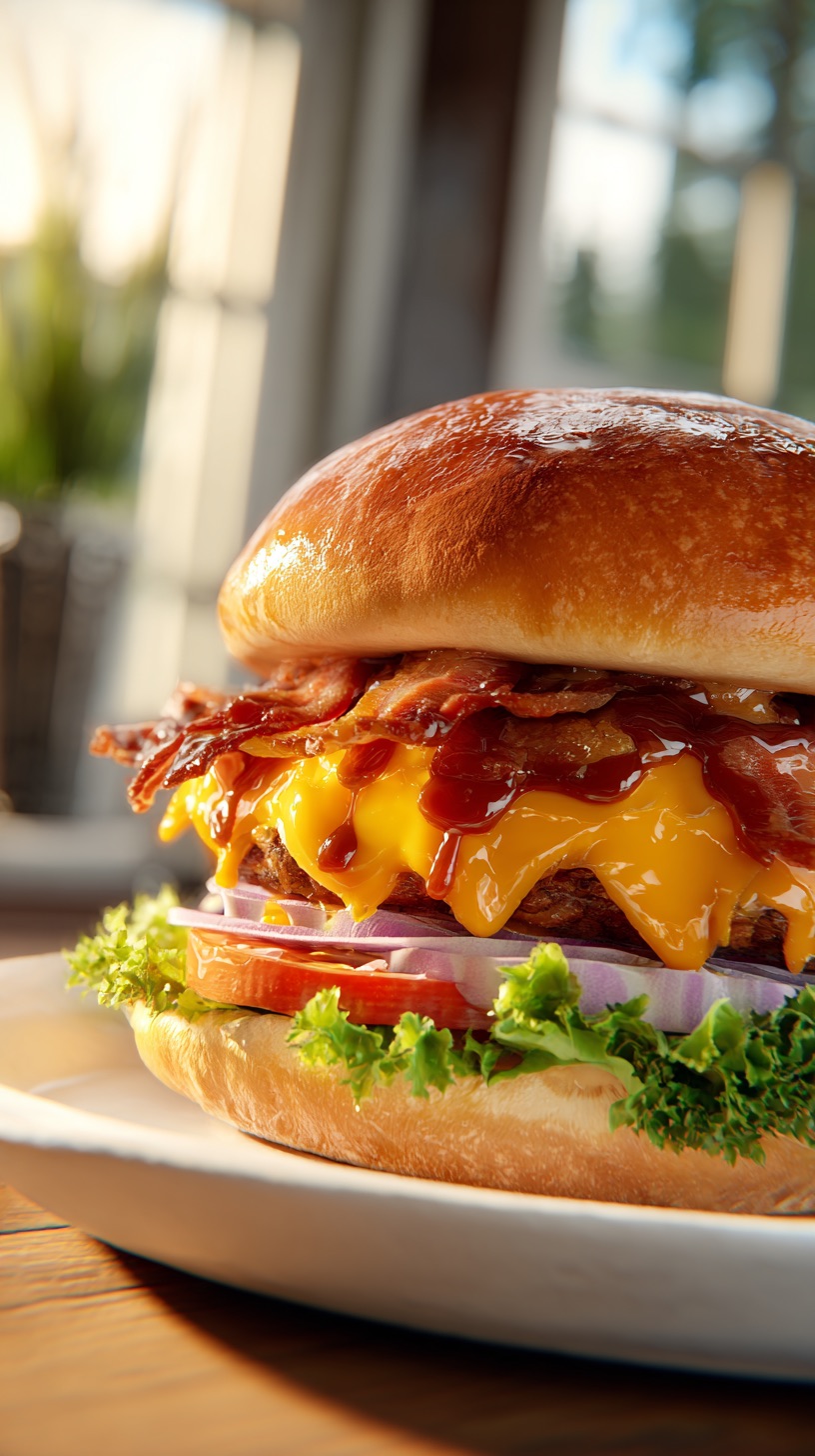 The Perfect Bacon Cheeseburger - Sarai Chinwag