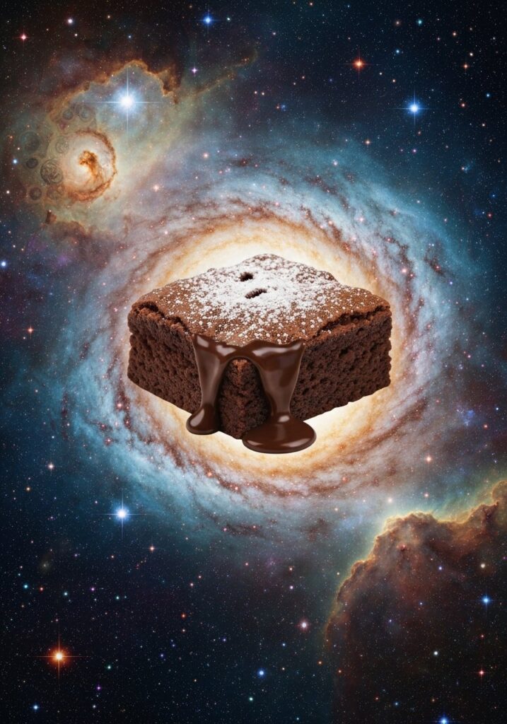 Rich chocolate representing comfort food cravings