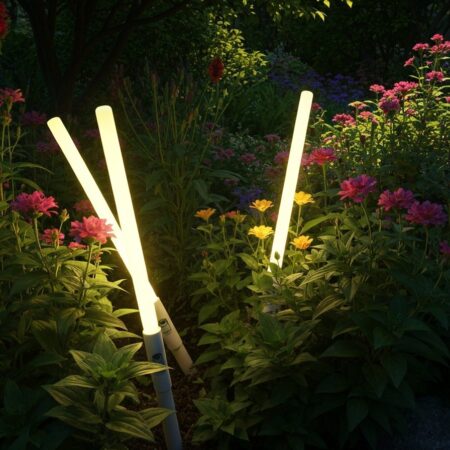 Glow sticks illuminating with chemiluminescence