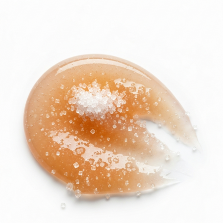 Vaseline mixed with sugar crystals for DIY lip scrub